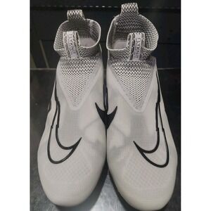 Nike Alpha Menace Elite 3 Football Mens Size 14 & 14.5 White Grey CT6648-100